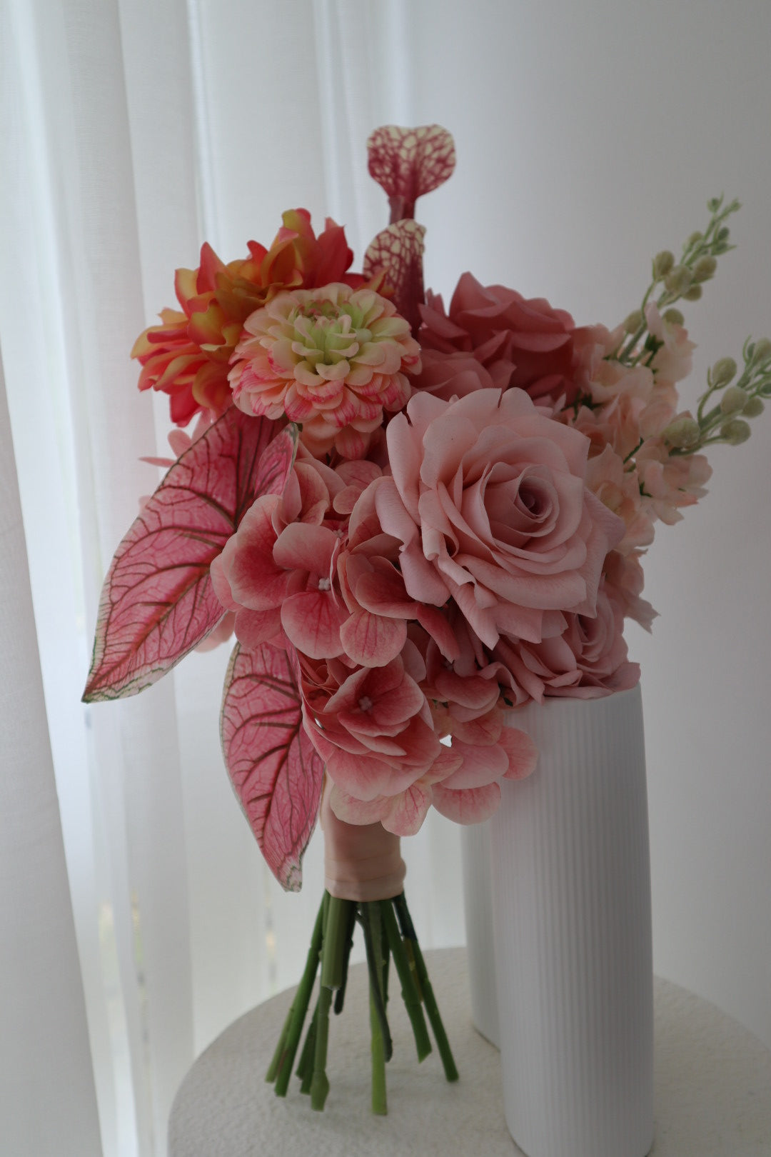 Mature Nude Pink Wedding Bouquet