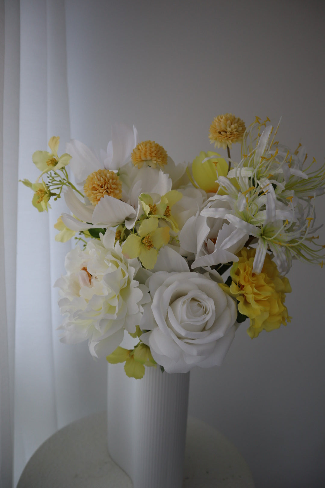 Spring Sunshine: Premium Peony & Rose Wedding Bouquet