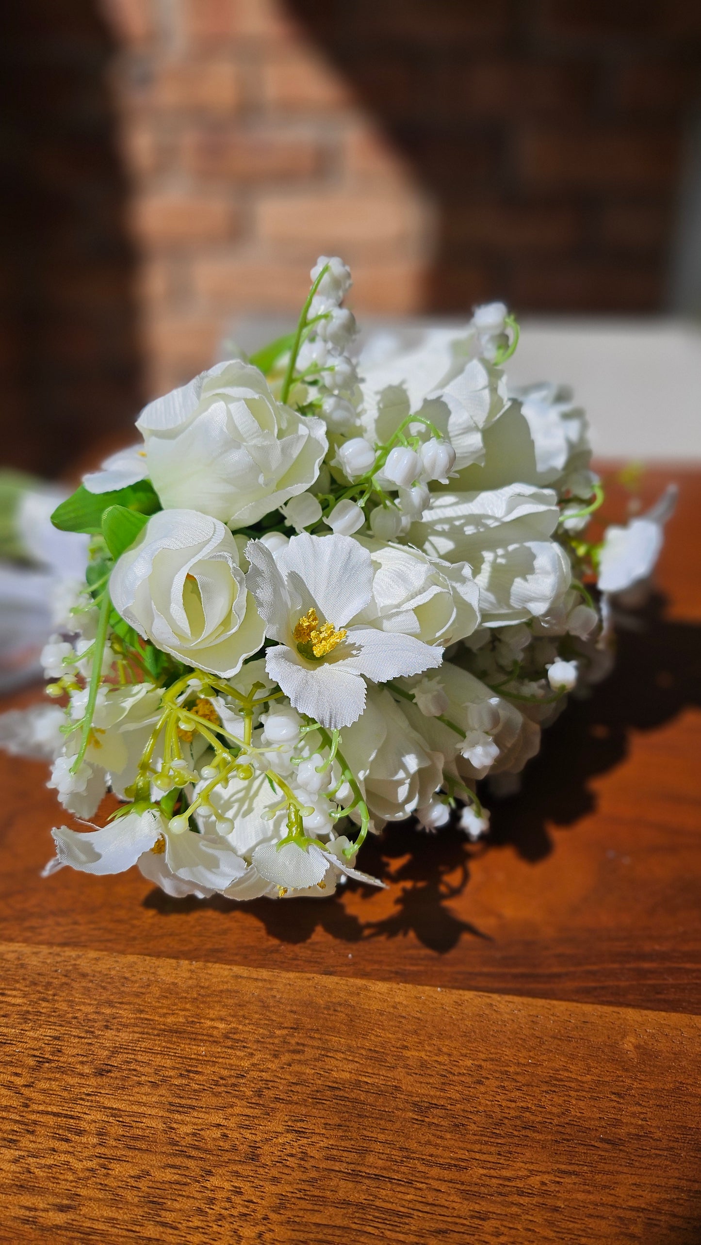 Classic Timeless Simplicity Tulip Lily of Valley Bridal Bouquet