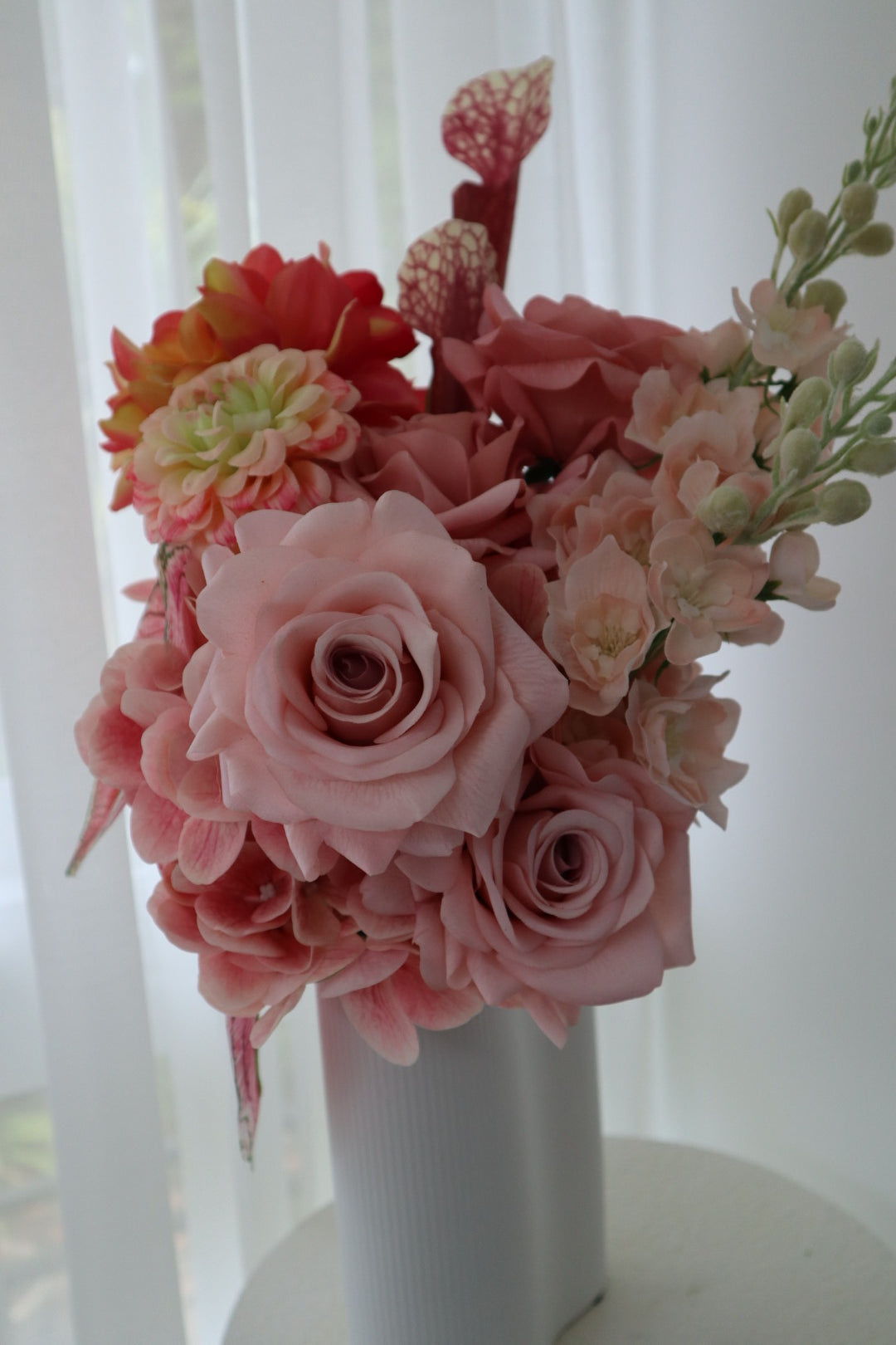 Mature Nude Pink Wedding Bouquet