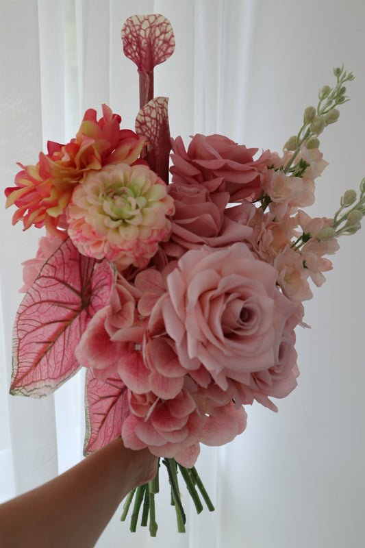 Mature Nude Pink Wedding Bouquet