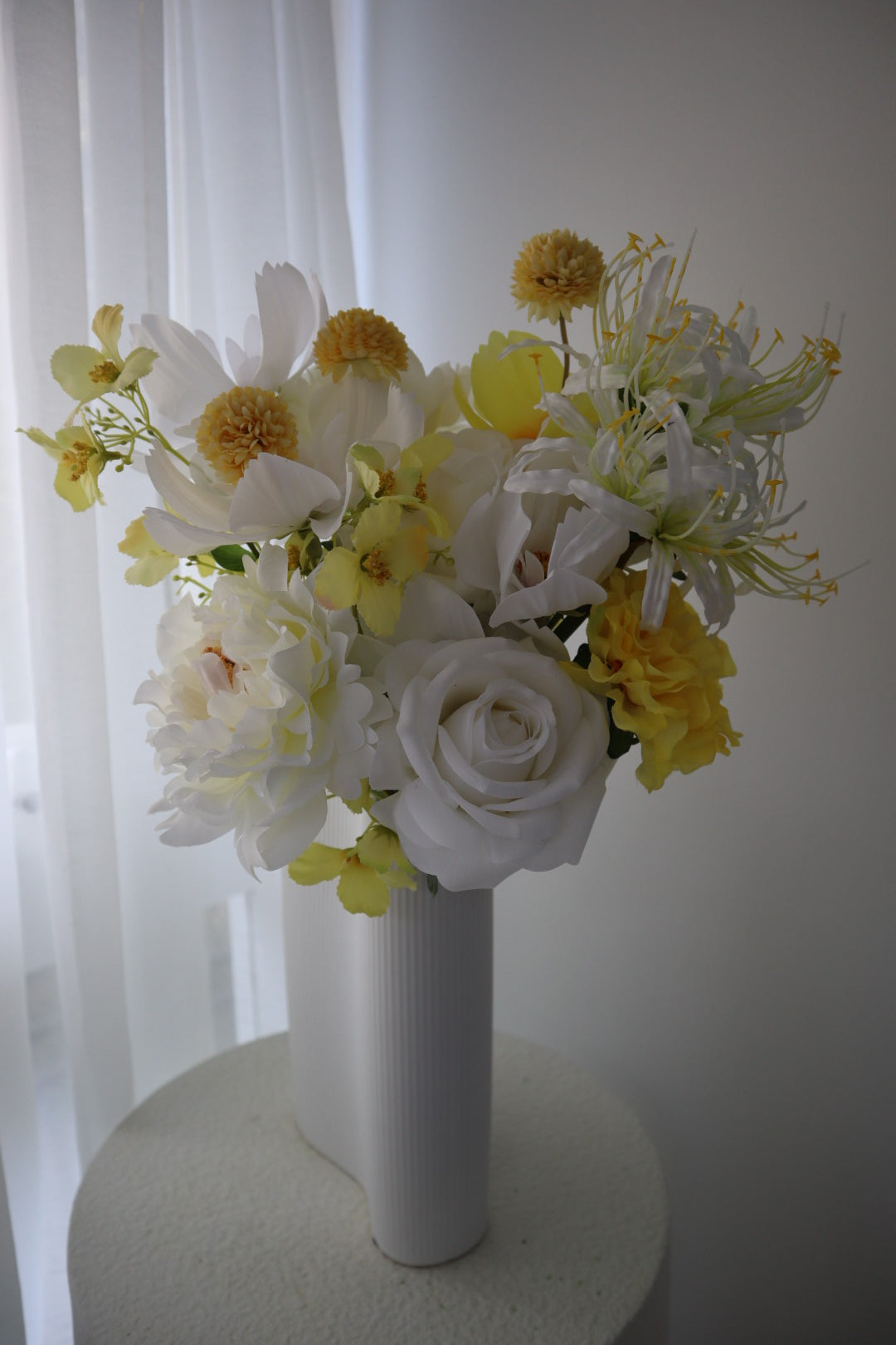 Spring Sunshine: Premium Peony & Rose Wedding Bouquet