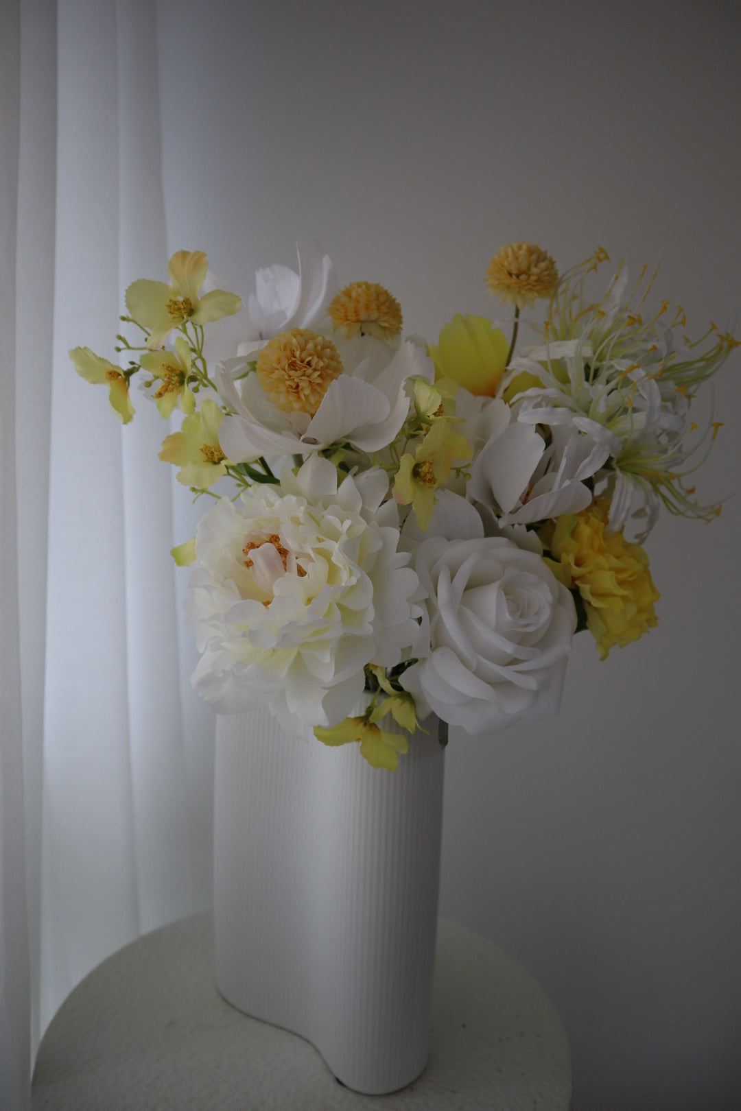 Spring Sunshine: Premium Peony & Rose Wedding Bouquet